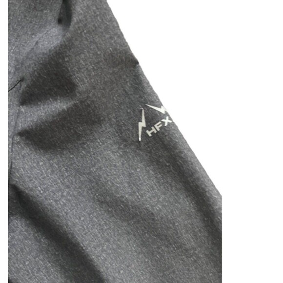 HFX Lightweight Softshell Running Outdoor Rain Jacket Dark Gray Size M - Picture 4 of 9